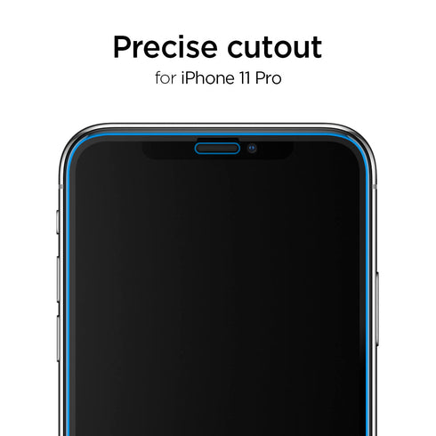 Spigen iPhone 11 Series Screen Protector Glas.tR AlignMaster Full Cover (1P)